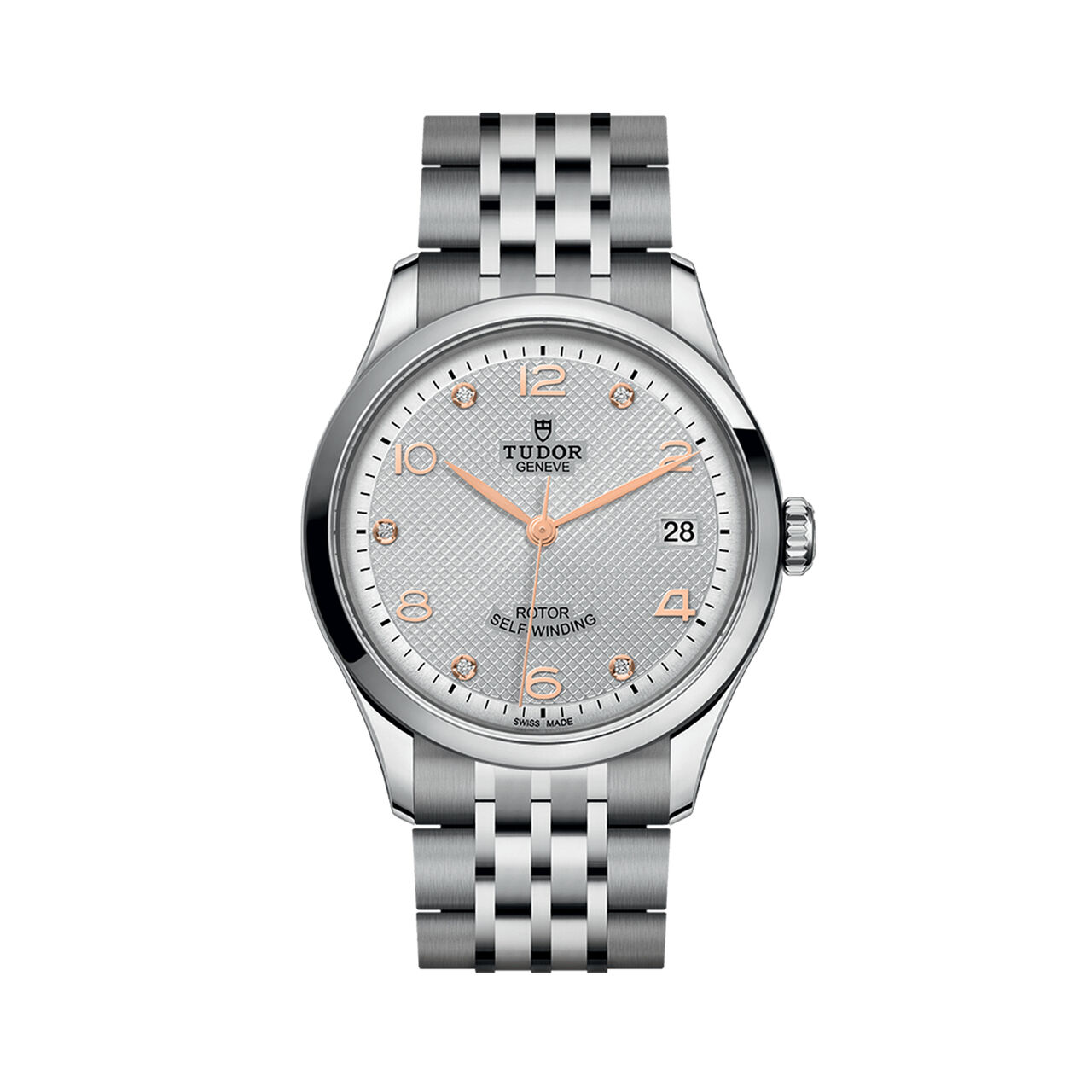 TUDOR 1926 36 mm automatique en acier inoxydable et diamants image number 0