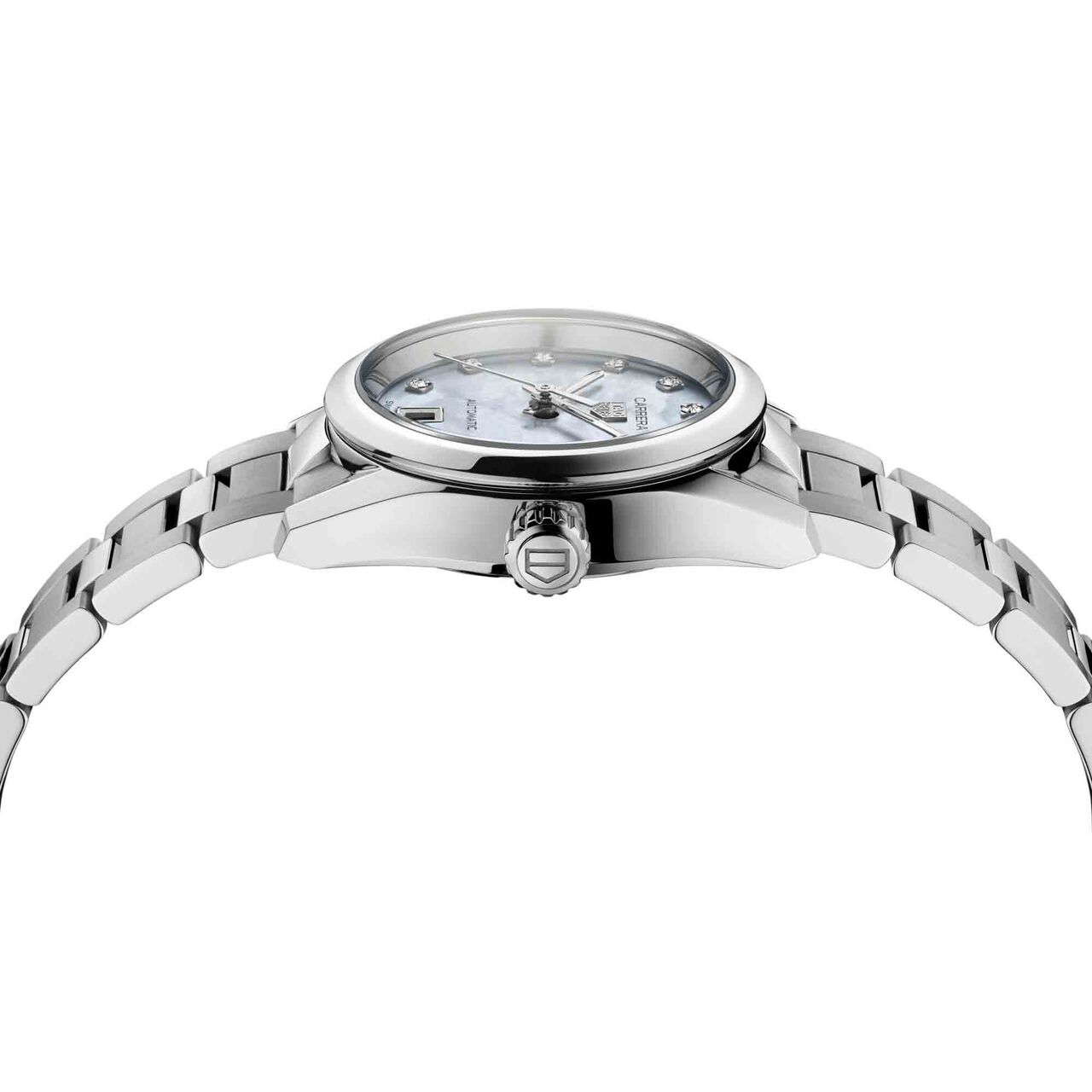 tag heuer carrera automatic steel diamond 29 mm wbn2412.ba0621 profile image number 3
