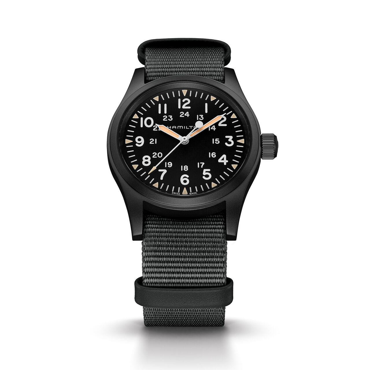 Hamilton Khaki Field Manual 38 mm PVD Stainless Steel image number 4