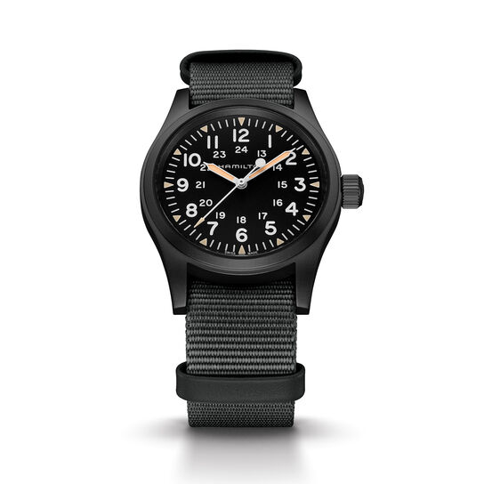 Hamilton Khaki Field Manual 38 mm PVD Stainless Steel image number 4