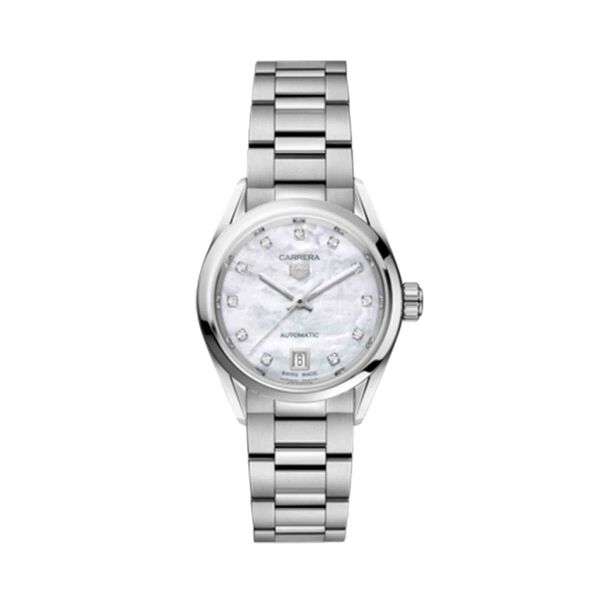 Carrera Automatic 29 mm Stainless Steel and Diamond