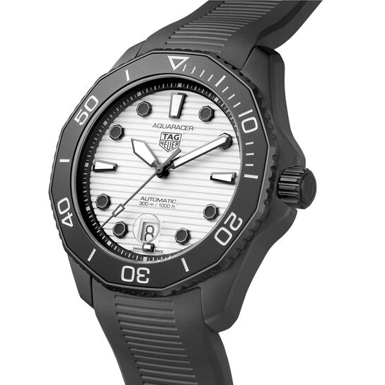 tag heuer aquaracer automatic steel 43mm wbp201d.ft6197 angle image number 1
