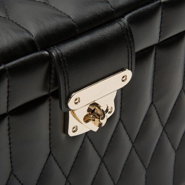Caroline Black Medium Jewellery Case
