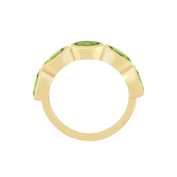 Oval Shape Peridot Ring