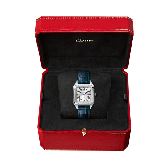 Santos-Dumont Small Model Quartz 38 mm Stainless Steel image number 2