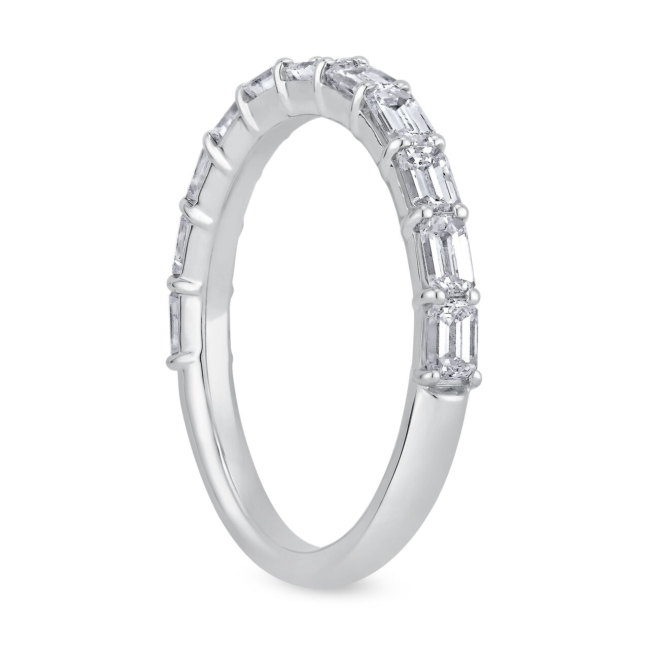 White Gold Diamond Ring image number 1