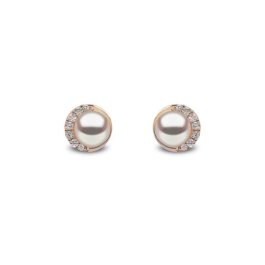 yoko london pearl diamond stud earrings white gold tem0219 6f front image number 0