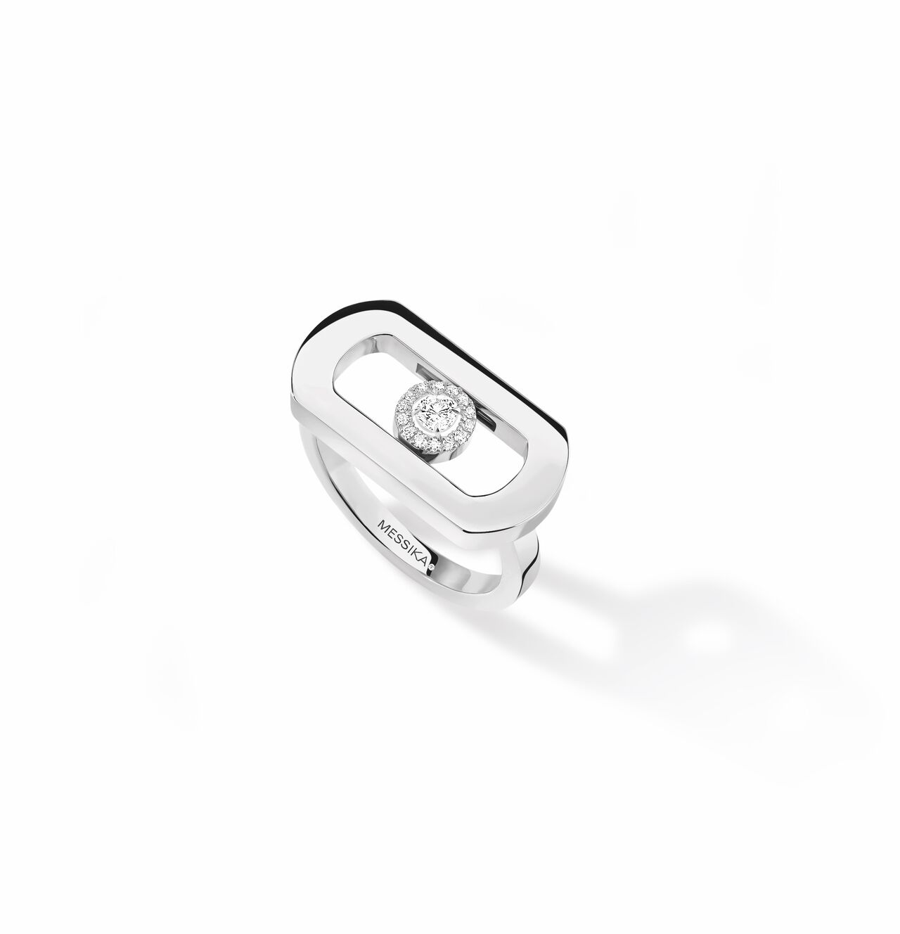 Messika Paris - So Move White Gold and Diamond Ring 12936-WG image number 0