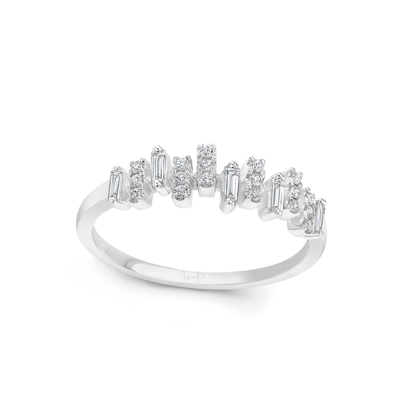 White Gold Ring with Diamonds