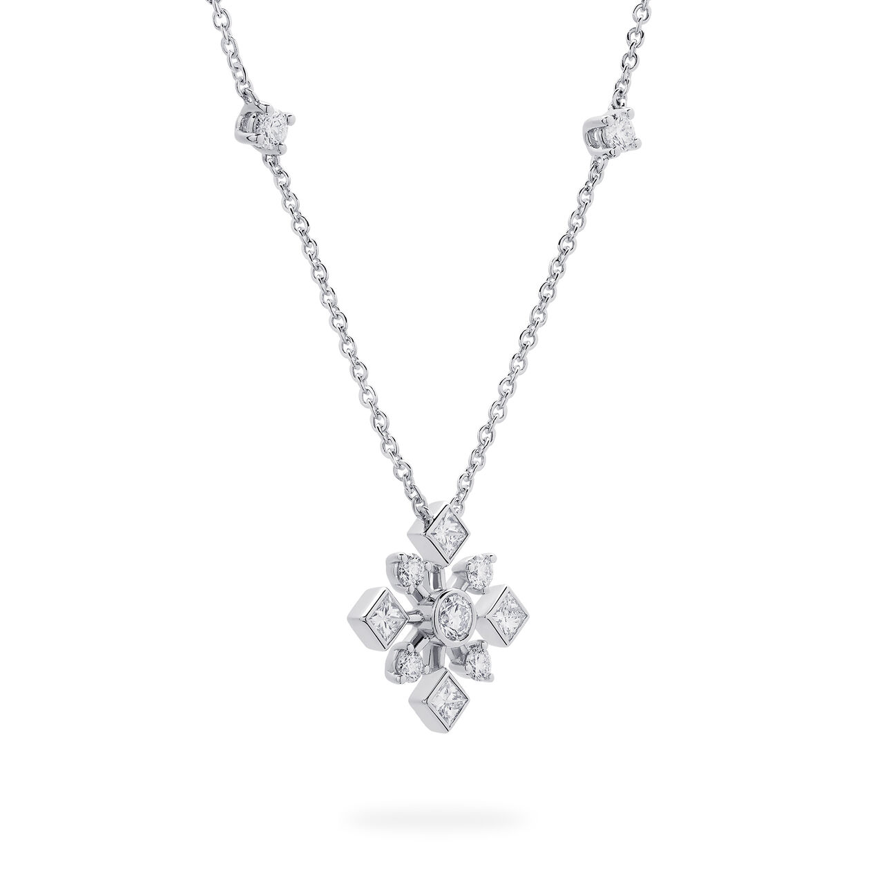 Birks Snowflake Pendant 45001692135 Side image number 2