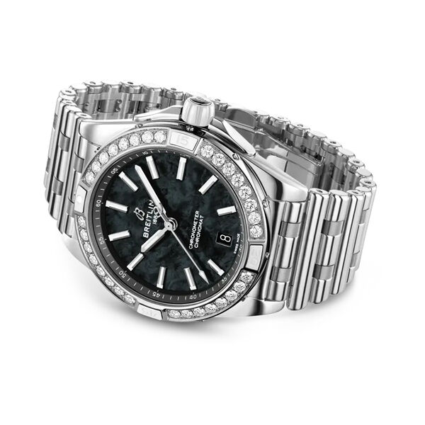 Super Chronomat Automatic 38 mm Stainless Steel and Diamond - Limited Edition