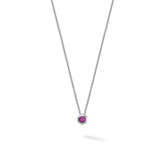 Bijoux Birks Bee Chic Ruby And Silver Pendant image number 0