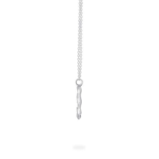 Libra Zodiac Sign Silver Pendant Side image number 3