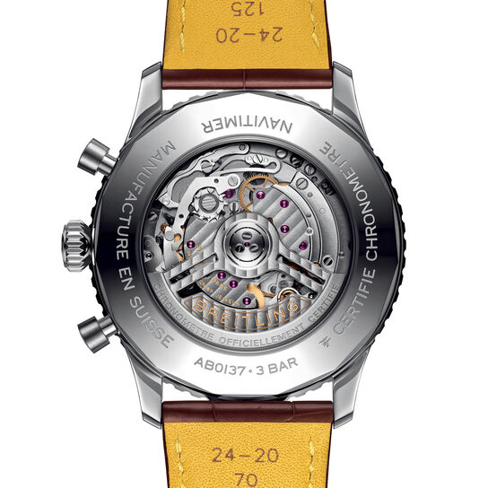 Breitling Navitimer B01 Chronograph Steel 46 - Blue AB0137211C1P1 Back image number 1
