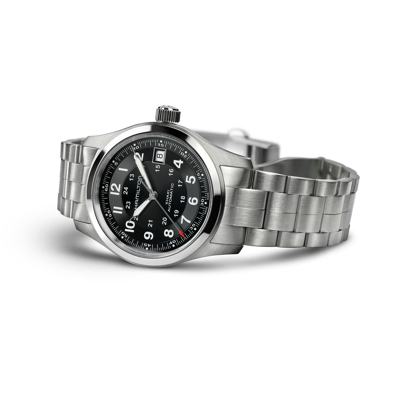 Hamilton Khaki Field 38 mm automatique en acier inoxydable image number 2