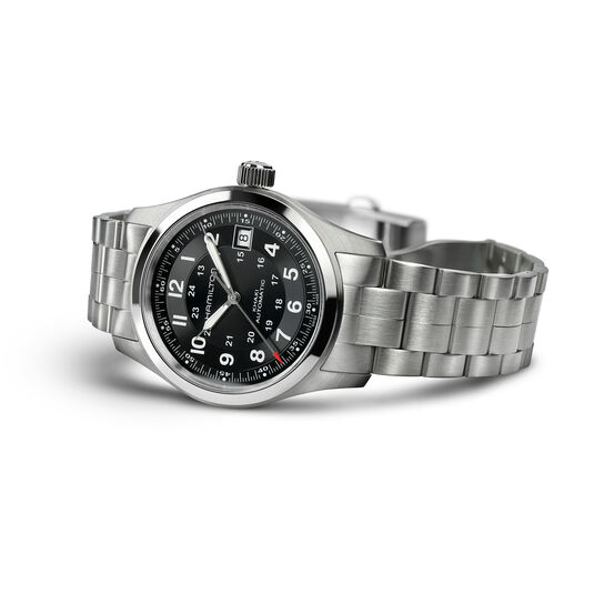 Hamilton Khaki Field 38 mm automatique en acier inoxydable image number 2