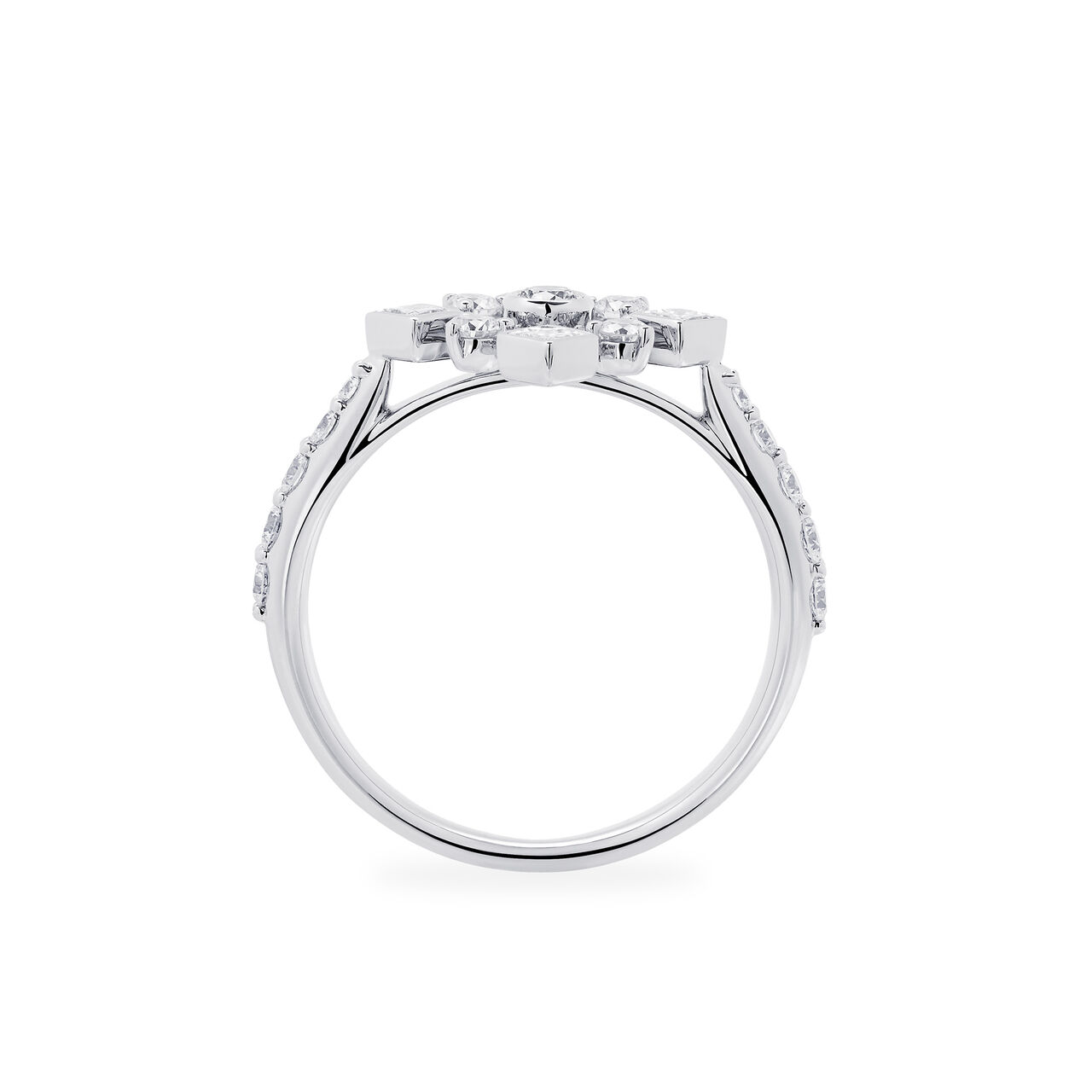 Birks Snowflake Diamond Ring 450016921507 Up image number 3