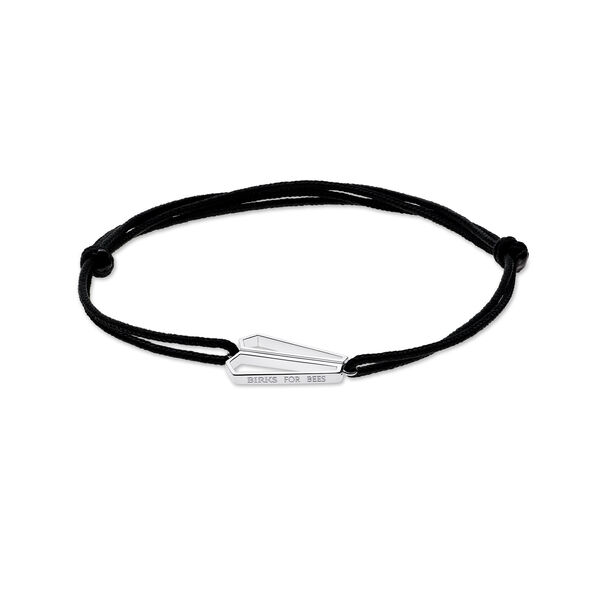 Bracelet en argent sterling avec corde de charité