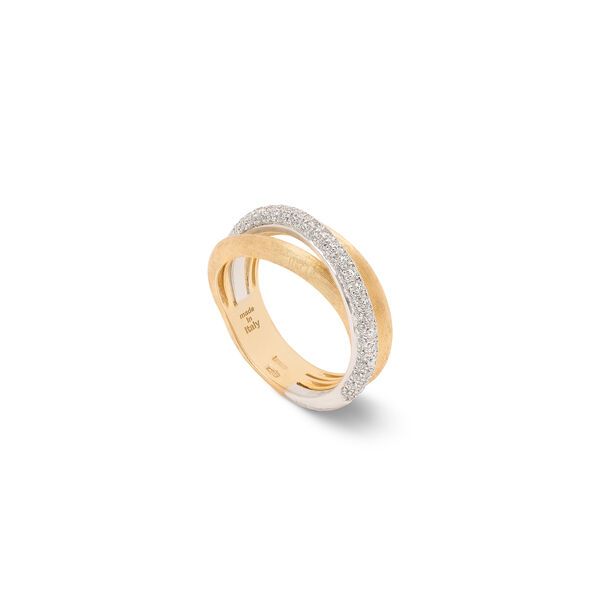Bague Jaipur en or jaune avec diamants