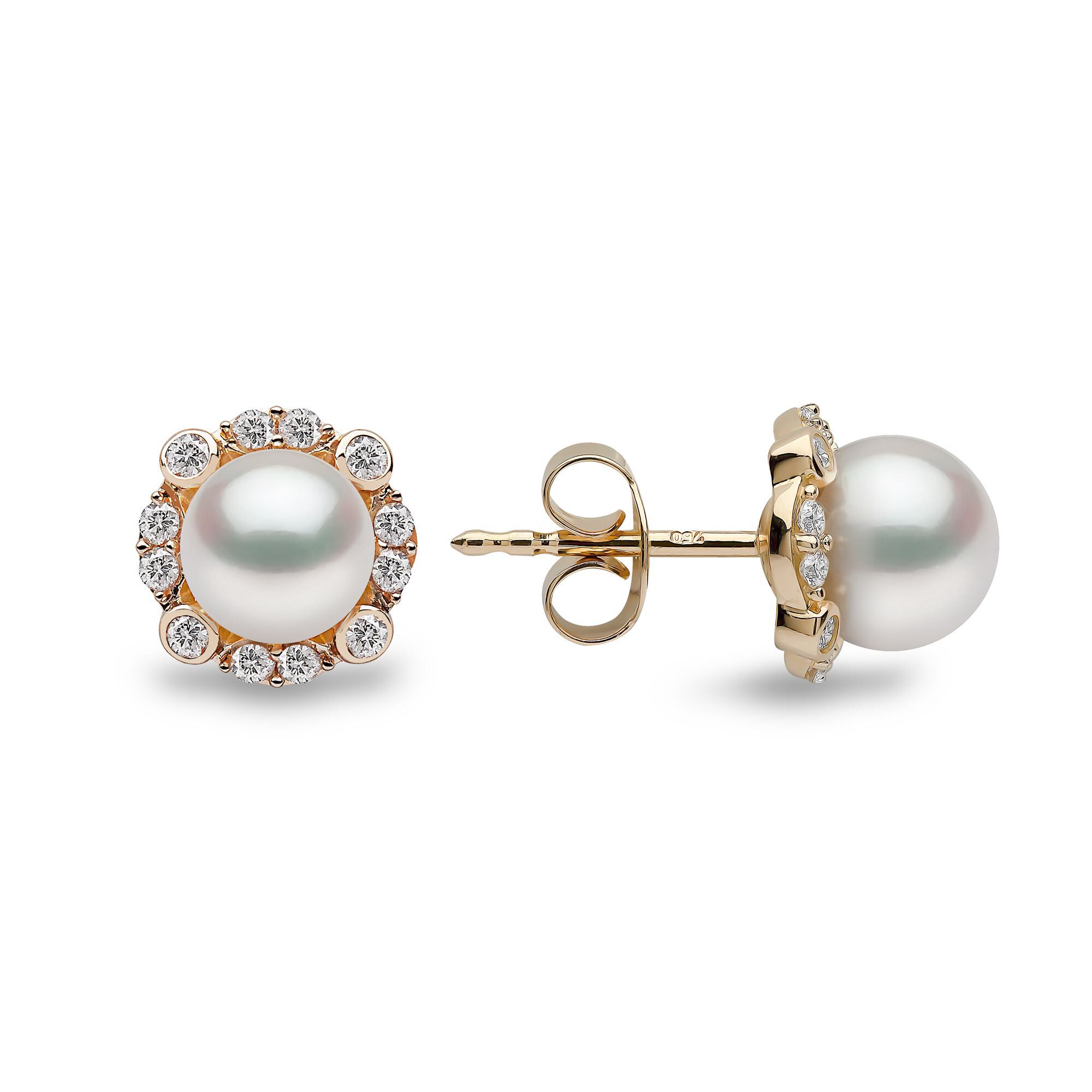 Pearl diamond new arrivals earrings