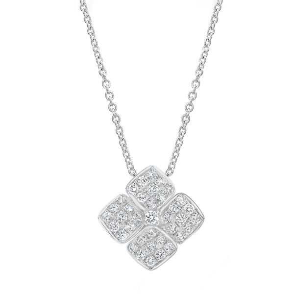 White Gold Pendant with Diamonds
