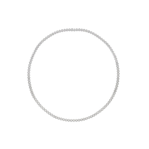 Collier Bee My Love en or blanc et diamants