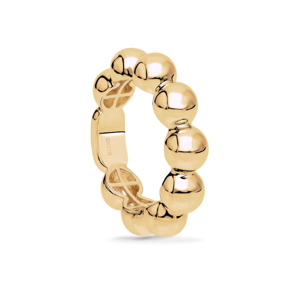 Yellow Gold Beaded Ring