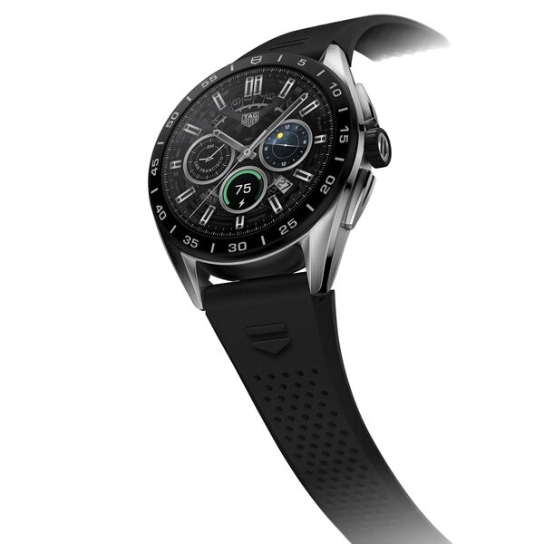 Montre intelligente Connected Calibre E4 45 mm en acier inoxydable