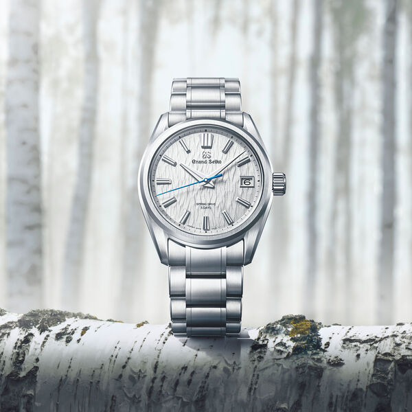 Evolution 9 White Birch Spring Drive 40 mm Titanium