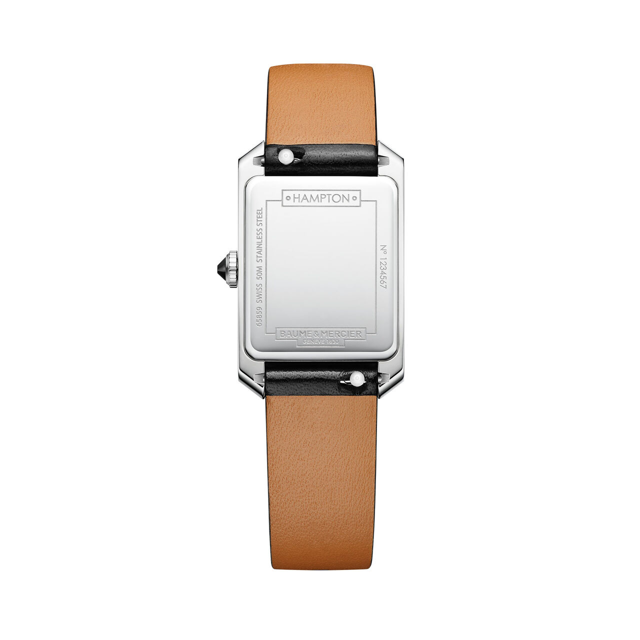 Baume & Mercier Hampton Quartz 35 X 22 mm Stainless Steel image number 4