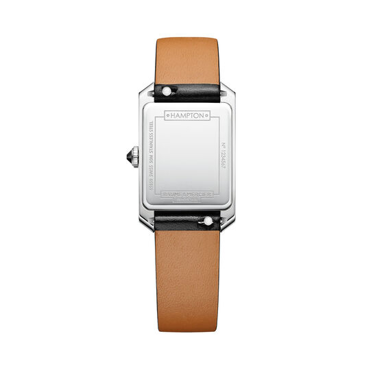 Baume & Mercier Hampton Quartz 35 X 22 mm Stainless Steel image number 4