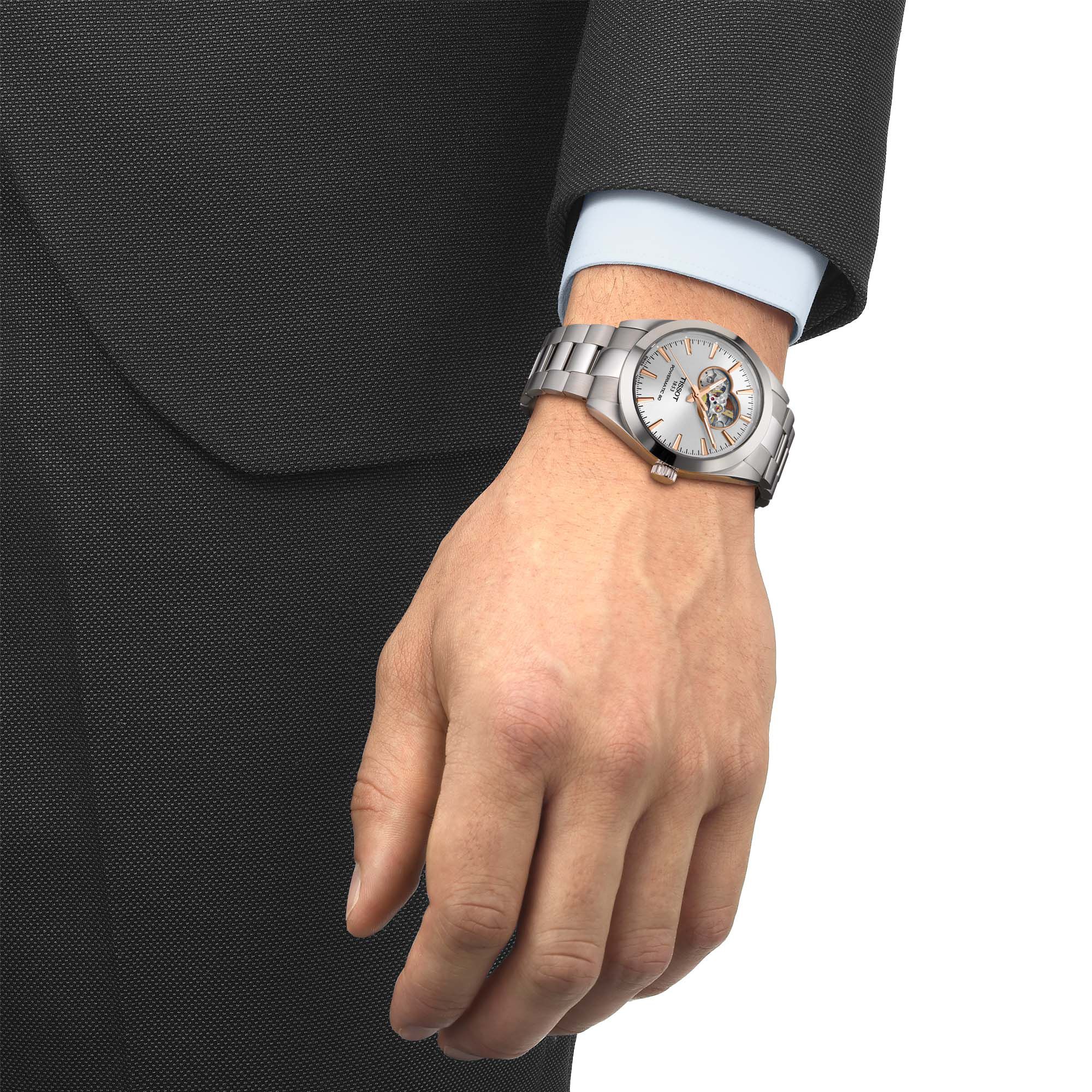 Gentleman Open Heart Automatic 40 mm Stainless Steel
