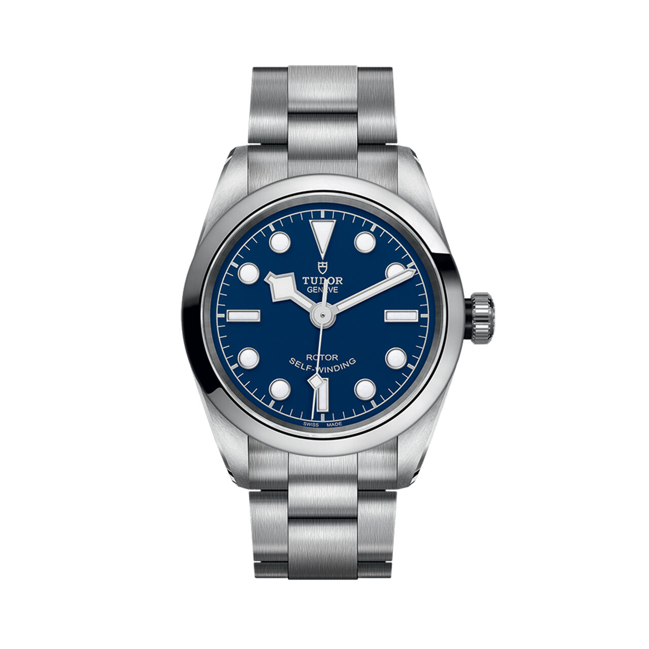 maison birks tudor black bay 32 32 mm steel case steel bracelet blue dial m79580 0003 image number 0