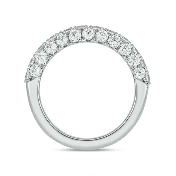 Round 1.5 ct Diamond Band in 18K White Gold