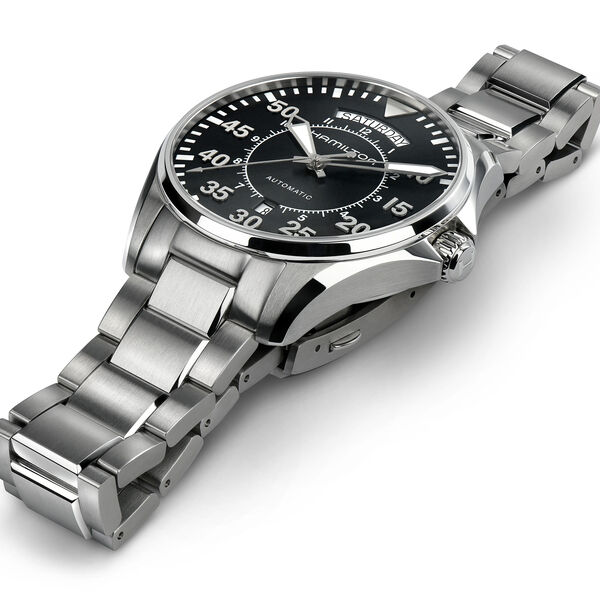 Khaki Aviation 42 mm automatique en acier inoxydable