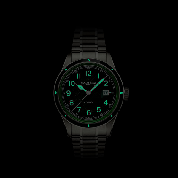 1858 0 Oxygen 41 mm automatique en acier inoxydable