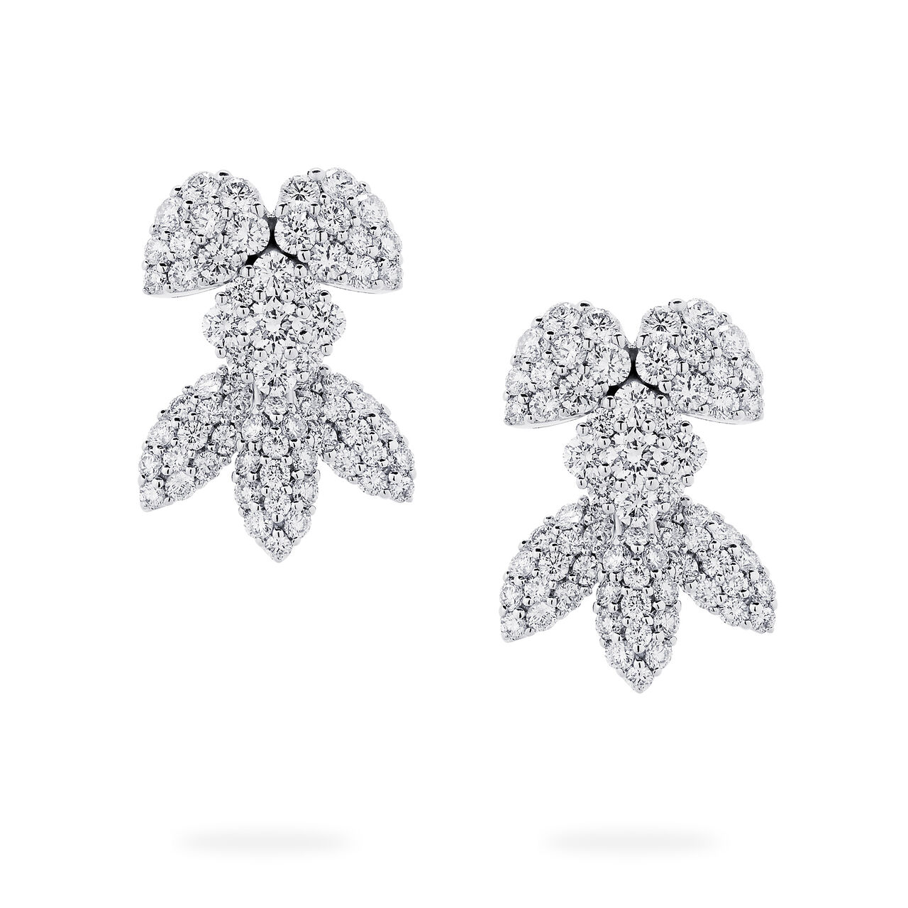 Boucles d'oreilles en forme d'ange en diamants, grande image number 0