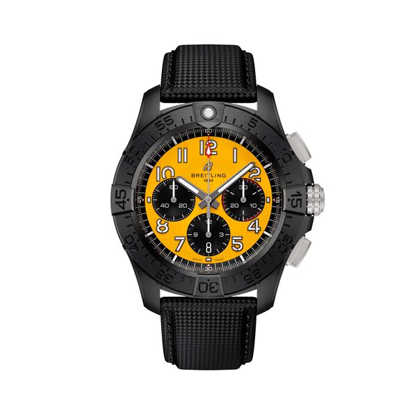 Avenger B01 Night Mission Automatic Chronograph 44 mm ADLC Titanium