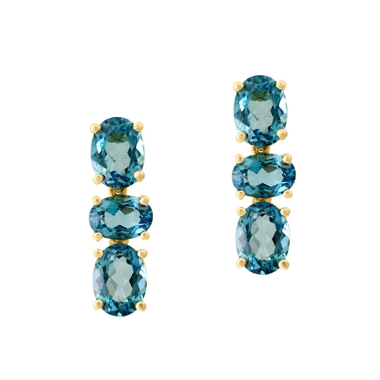 maison bijoux birks salon yellow gold london blue topaz earrings eg02449bl image number 0