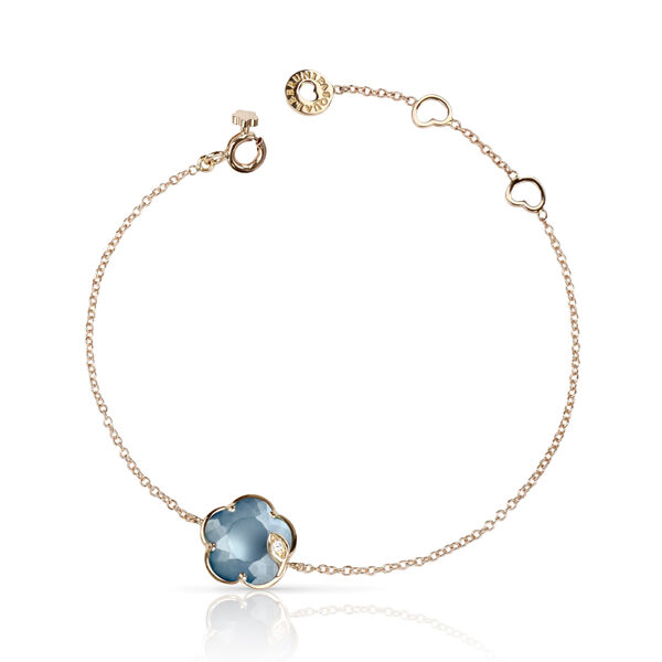 Petit Joli Lunaire Small Rose Gold, Lunar Night and Diamond Bracelet