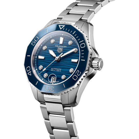 tag heuer aquaracer automatic steel 36mm wbp231b.ba0618 angle image number 1
