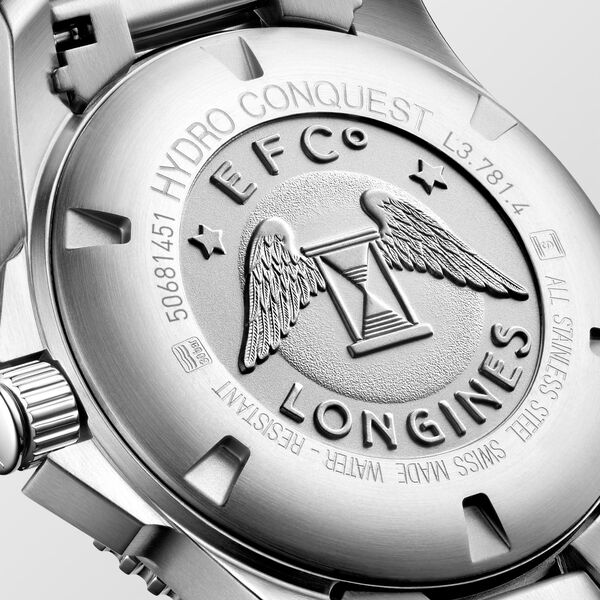 HydroConquest 41 mm automatique en acier inoxydable