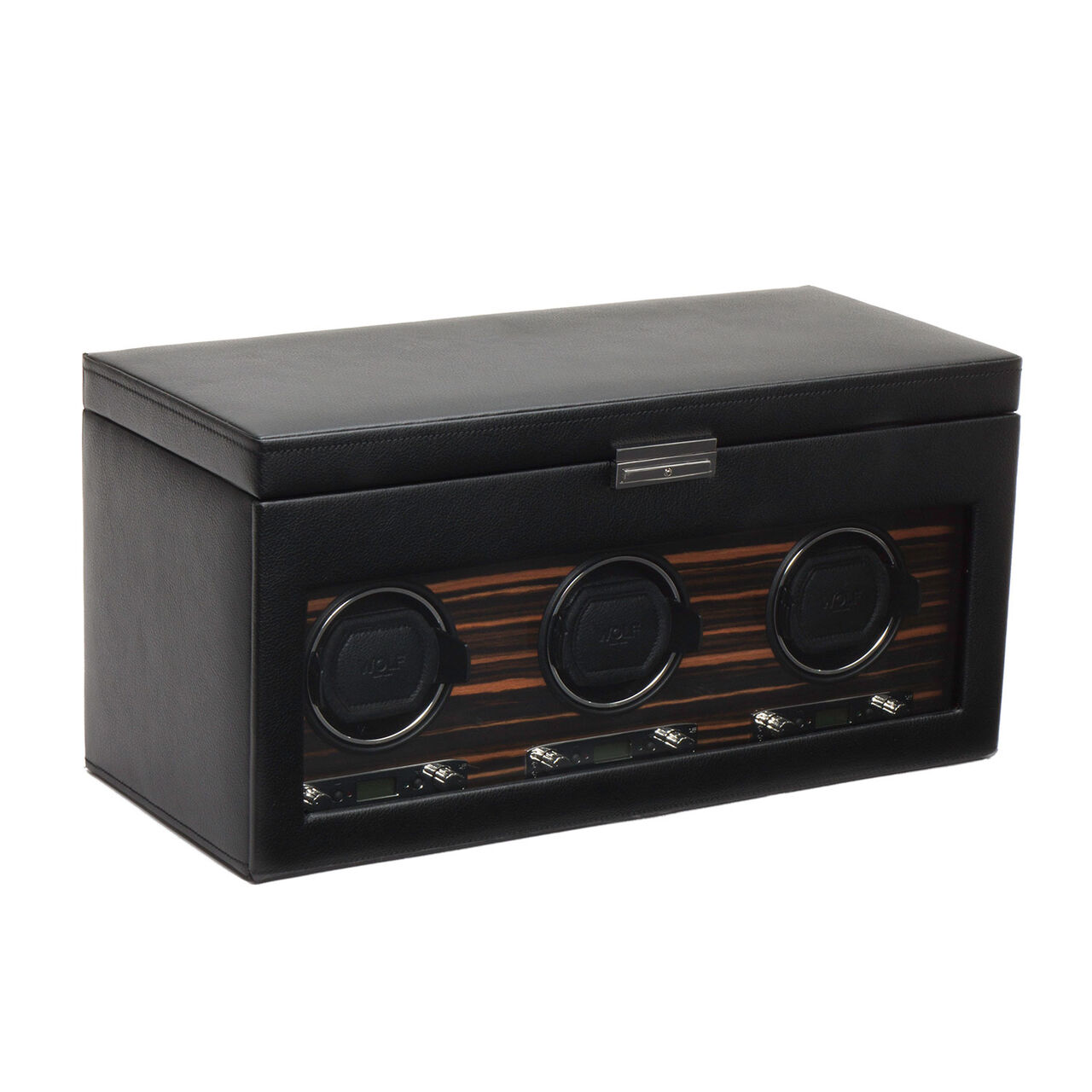 maison birks wolf roadster black triple winder with storage 457356 image number 2