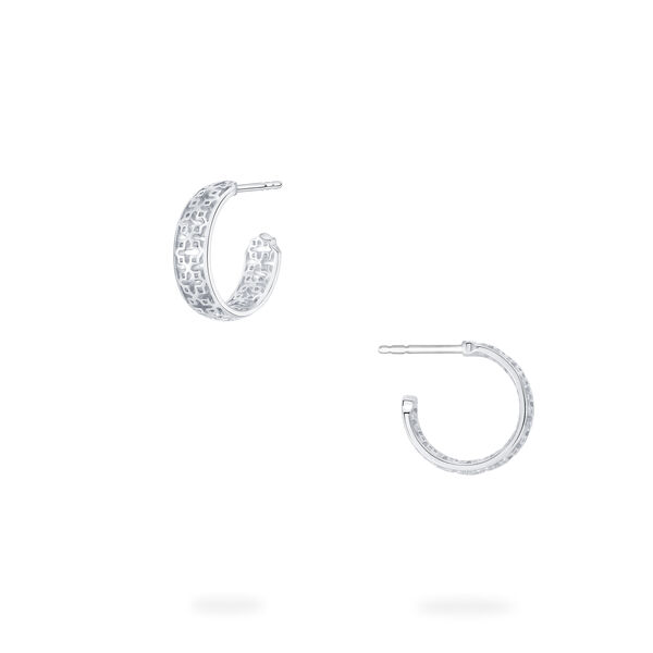 Boucles d'oreilles anneaux en argent