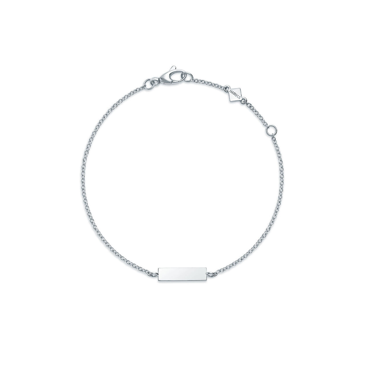 bijoux birks baby silver bar bracelet image number 0