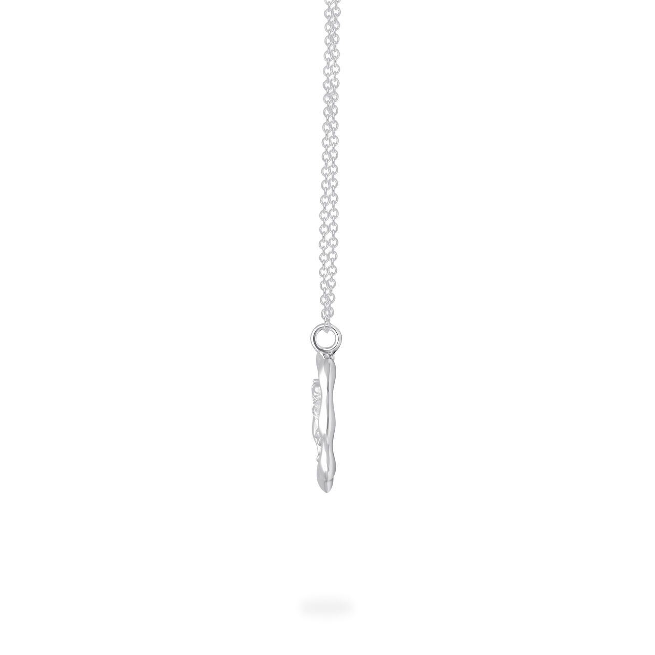 Leo Zodiac Sign Silver Pendant Side image number 4