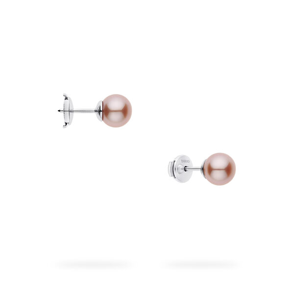 Pink Freshwater Pearl Earrings