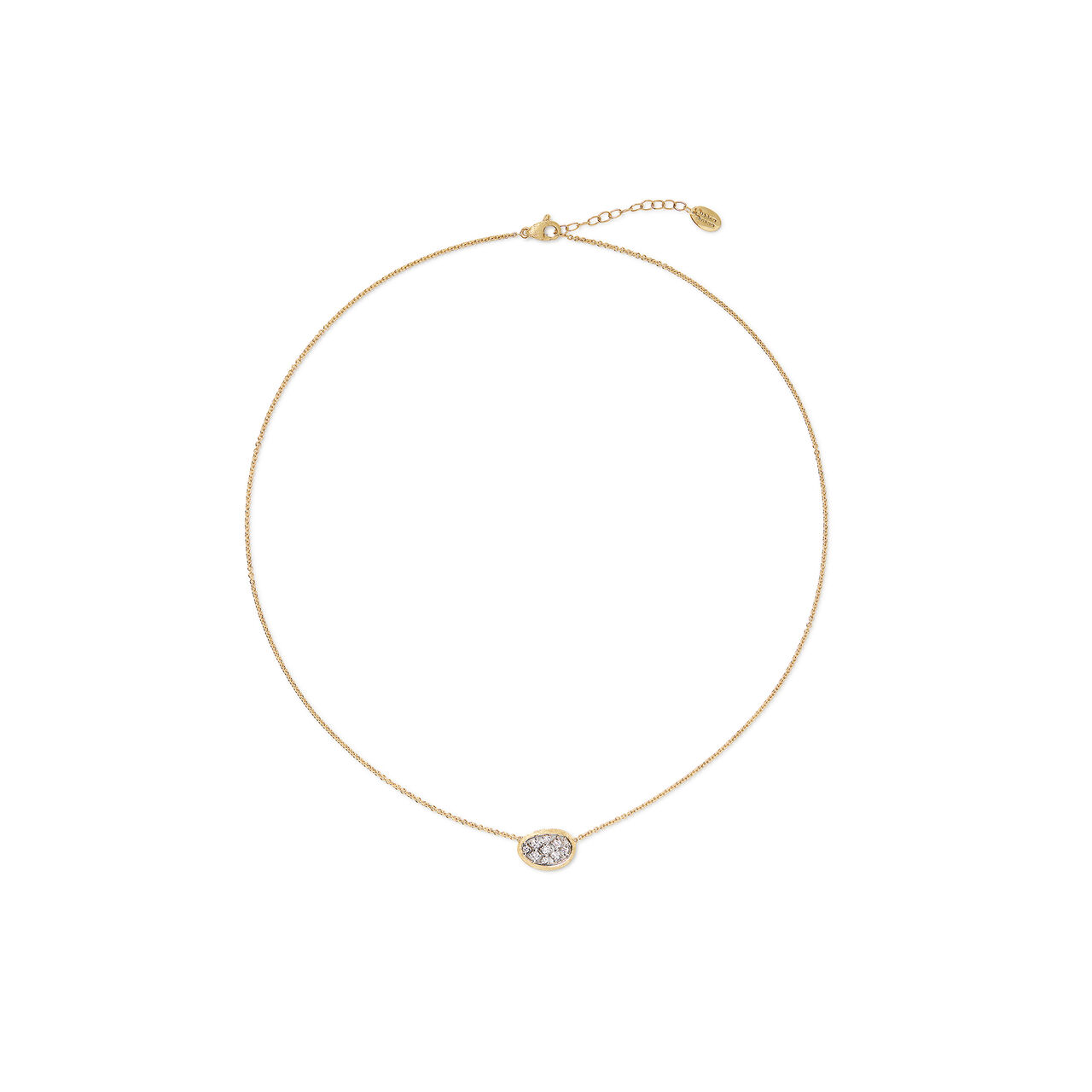 Marco Bicego Lunaria Yellow Gold Necklaces and Diamond Pendant image number 0