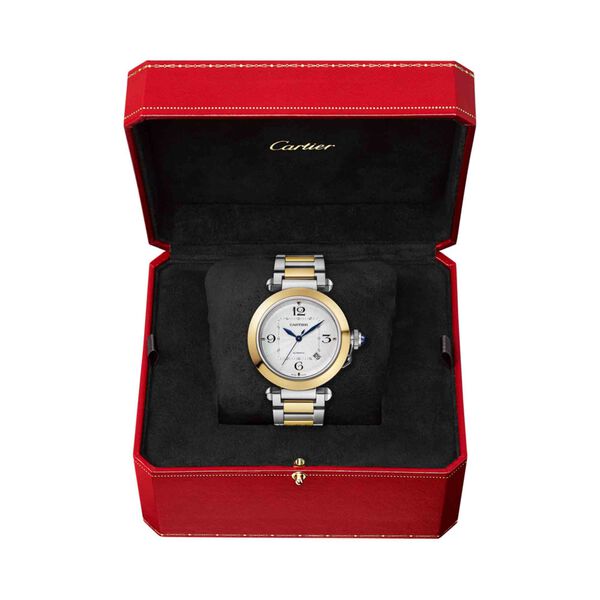 Pasha de Cartier Automatic 41 mm Yellow Gold and Stainless Steel