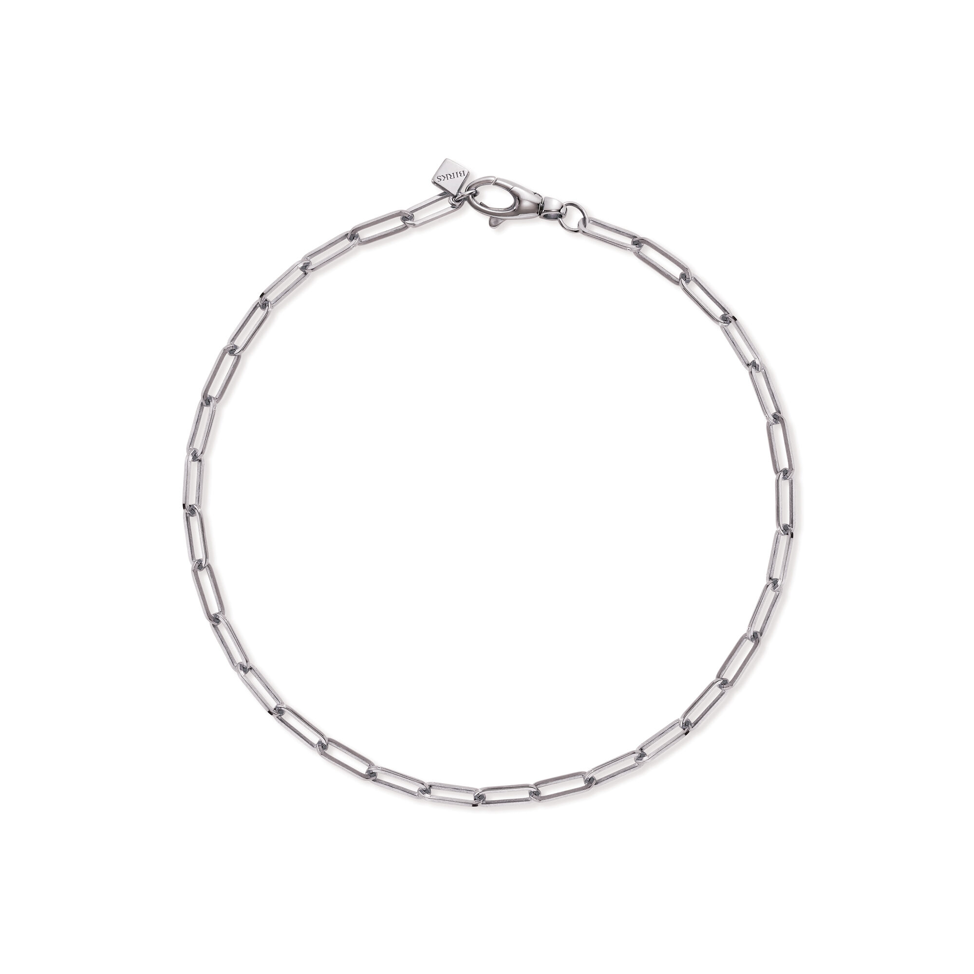 White Gold Chain Bracelet Birks